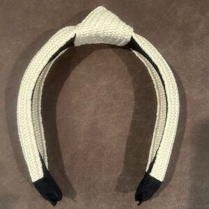 Boho Cream Knot Headband